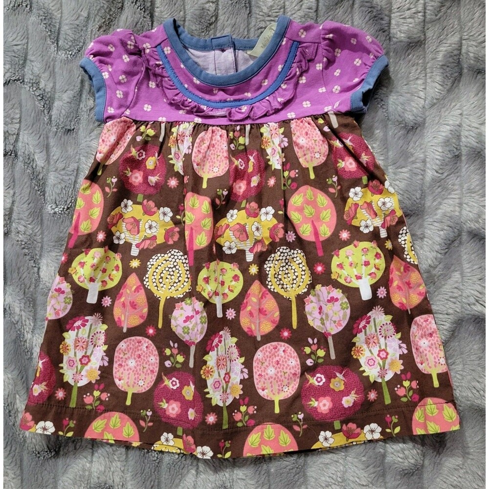 Matilda Jane Baby 3-6 Months Fall Tree Floral Leaves Dress